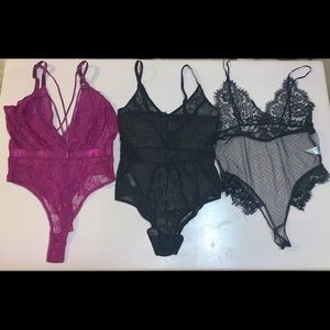 Fashion Nova Bodysuits, size XL and 1X